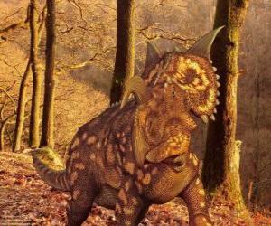 Puzzle Einiosaurus είναι ένας δεινόσαυρος μόνο Μοντάνα, ΗΠΑ